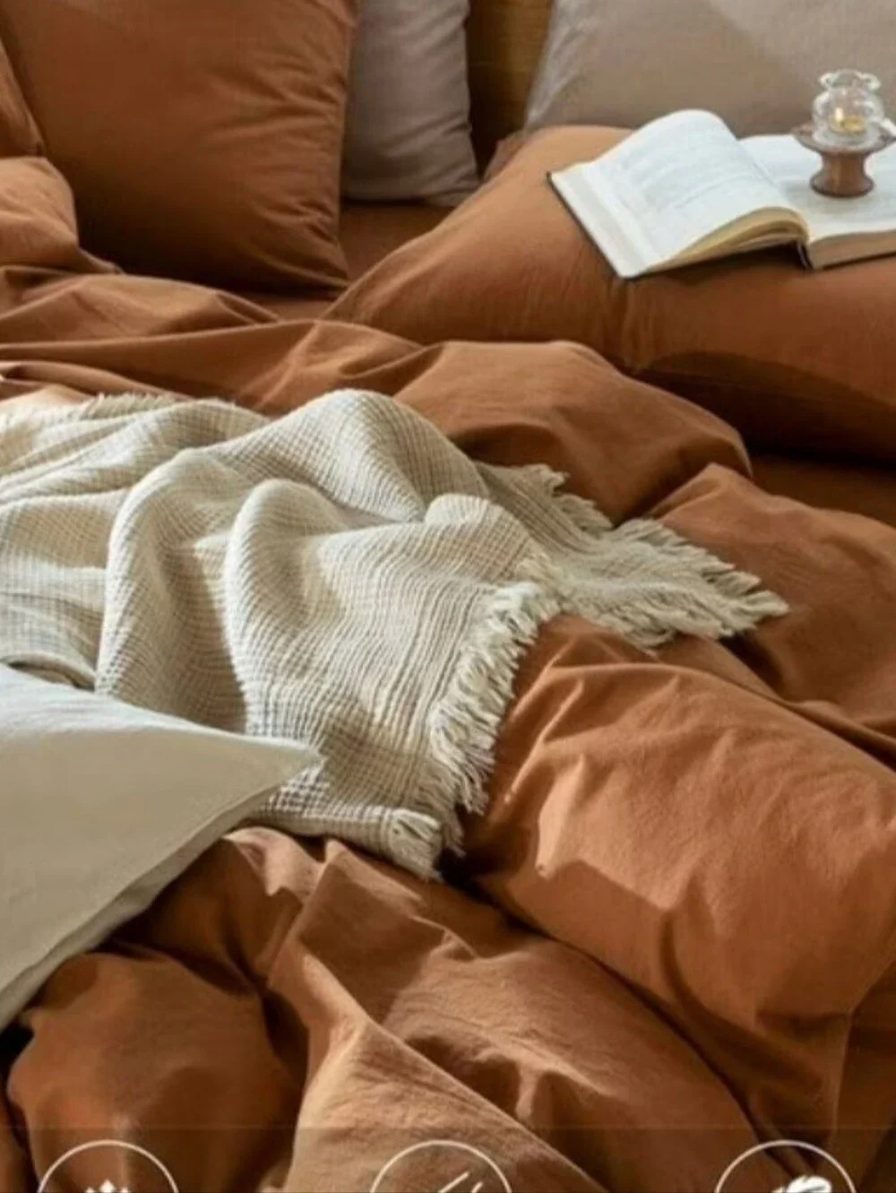 Moomee Oversized King Duvet Cover Set - Blush